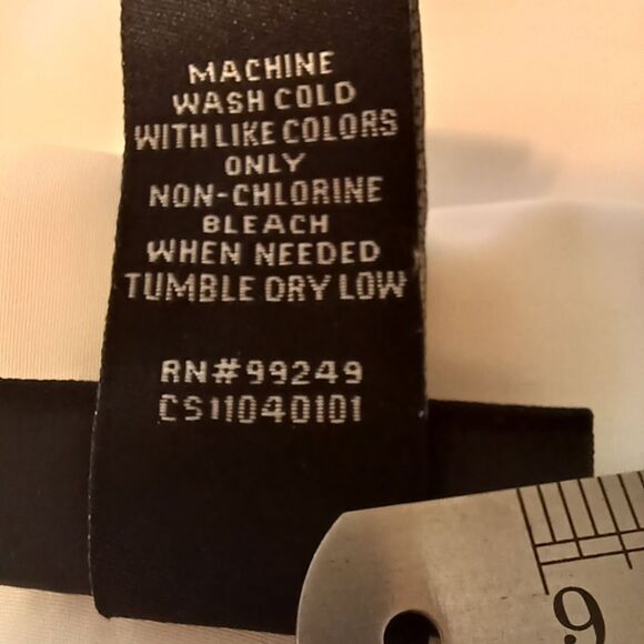 MAGGIE BARNES Flowy Shirt Short Sleeve White Button Down Blouse Plus Size 3X - Picture 12 of 15